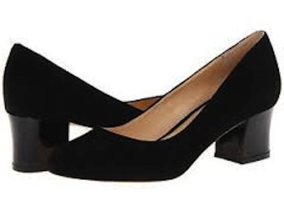 black low heel