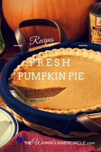Looking for a Truly Fresh Pumpkin Pie Recipe for Thanksgiving? Look no further. Julie brings us the real deal!