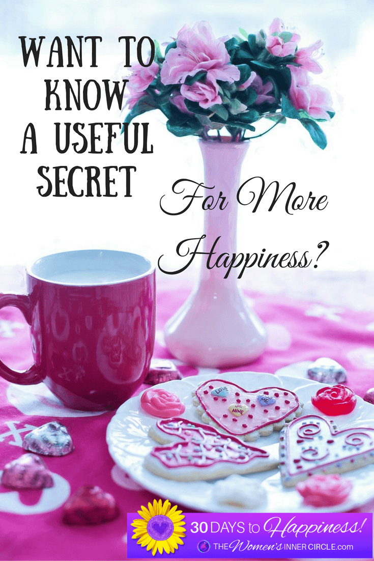 Looking for more Happiness? Here's a secret to help you find it in a rewarding way.