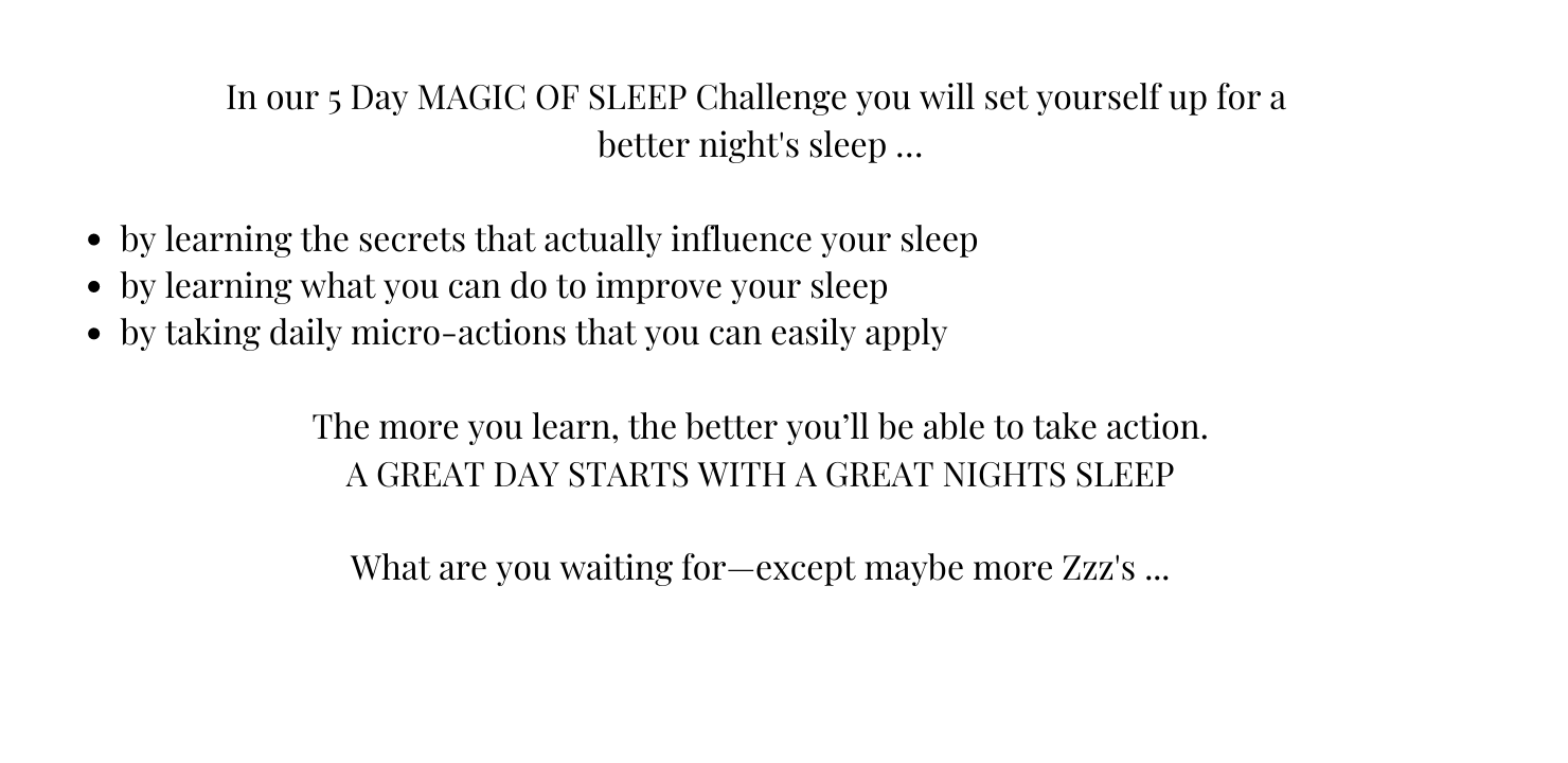 Get Ready for a Better Nights Sleep